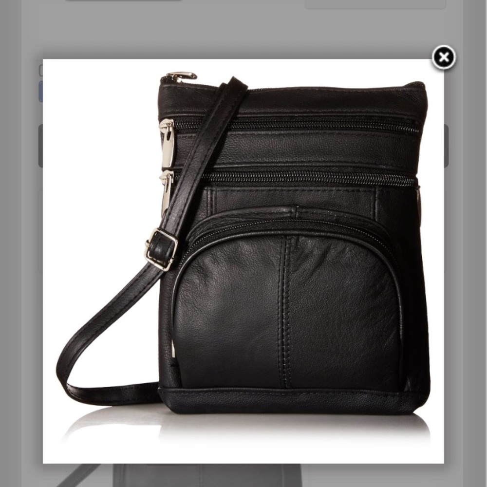 Leather organizer purse